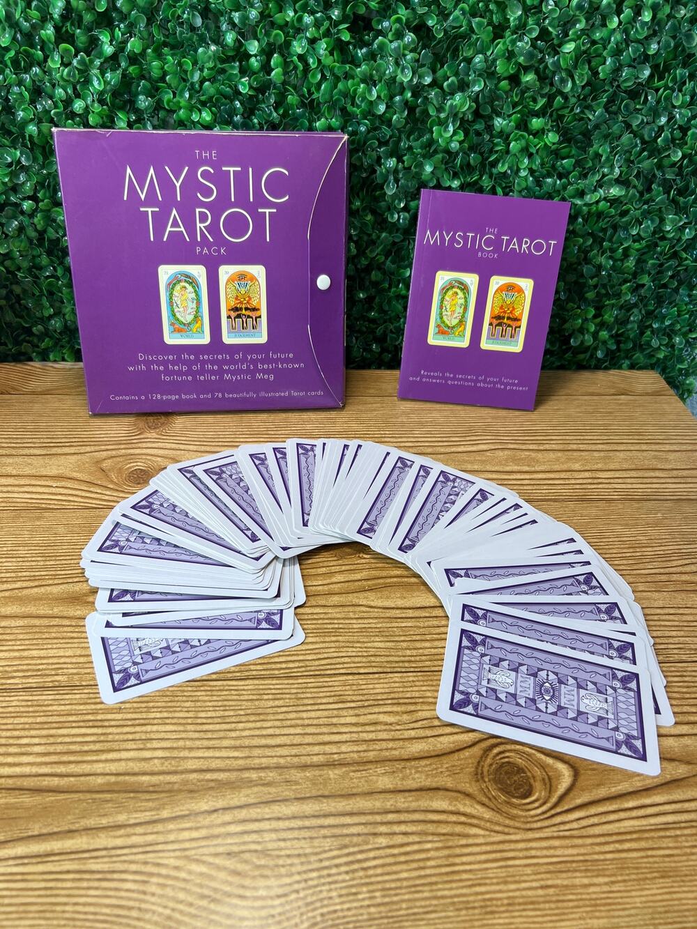 Mystic Tarot Pack Paperback Book and 78 Tarot Cards Carlton